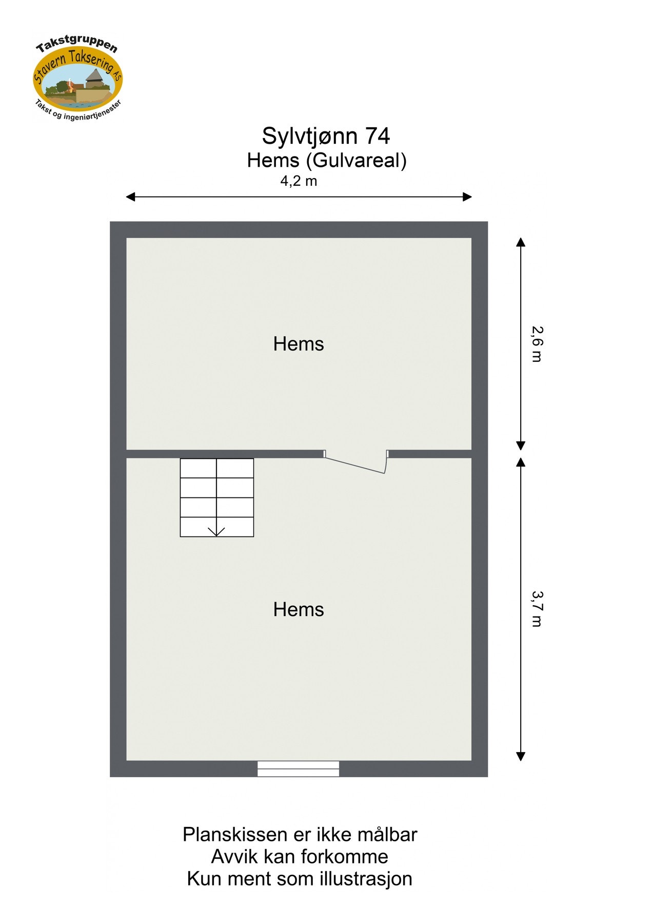 Plantegning hems. Galleribilde