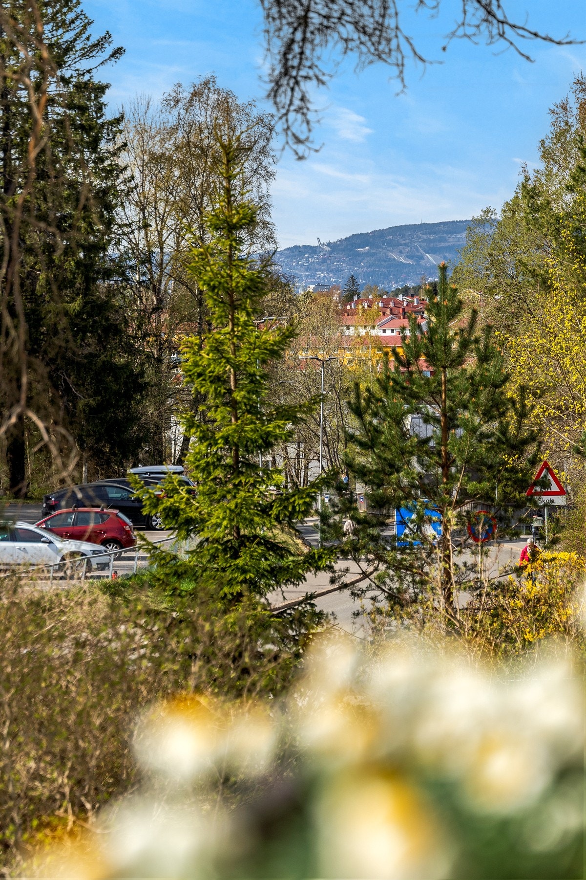 Her her man flott utsyn mot borettslagets grøntområder. Galleribilde