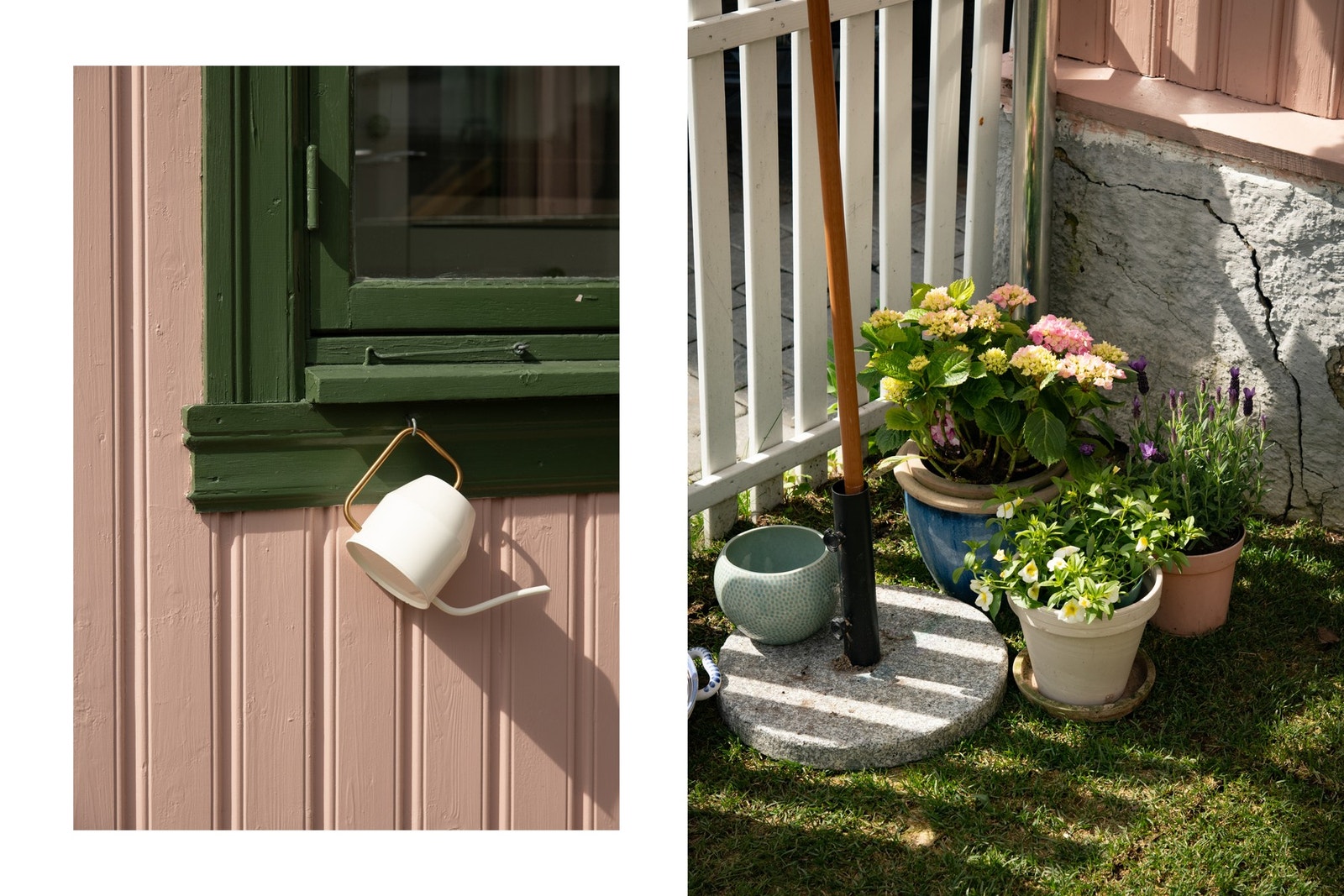 Hagen er pent opparbeidet med et variert utvalg av fine blomster som skaper et fargerikt og innbydende uttrykk gjennom sesongen. Galleribilde