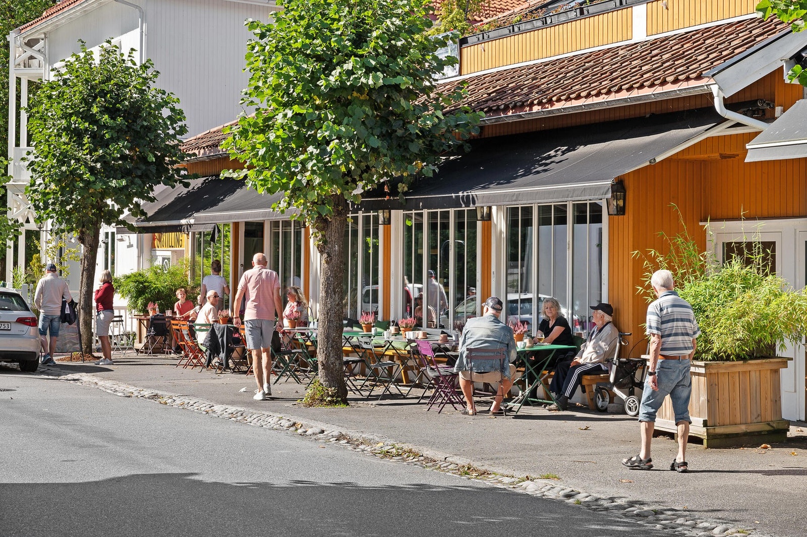 I Stavern er det en rekke restauranter. Galleribilde