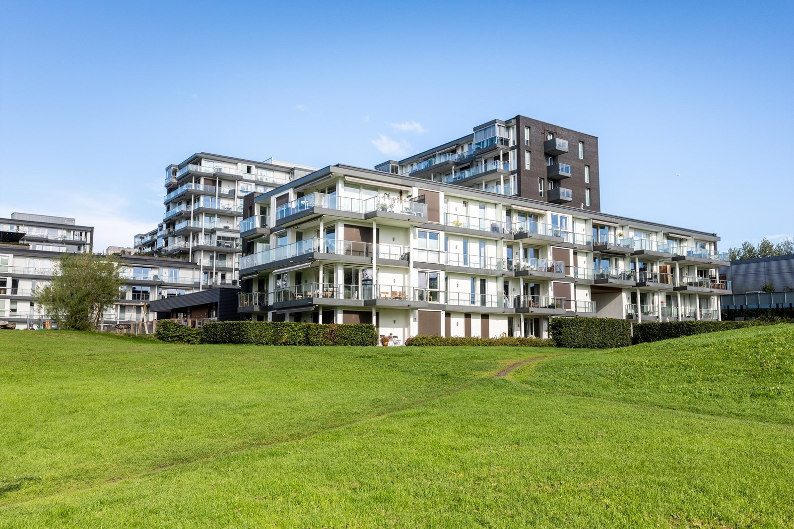 Prisbelønnet sameie som vant Statens Byggeskikkpris i 2015. Galleribilde