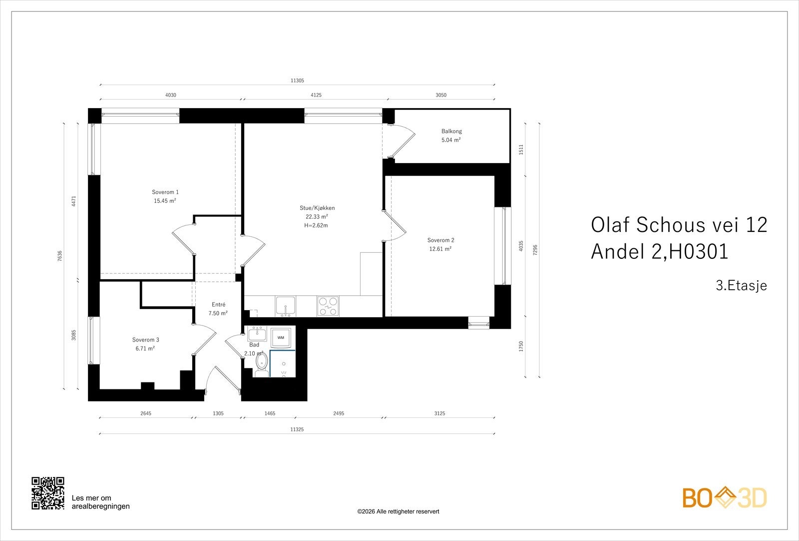 Plantegning (avvik kan forekomme) Galleribilde