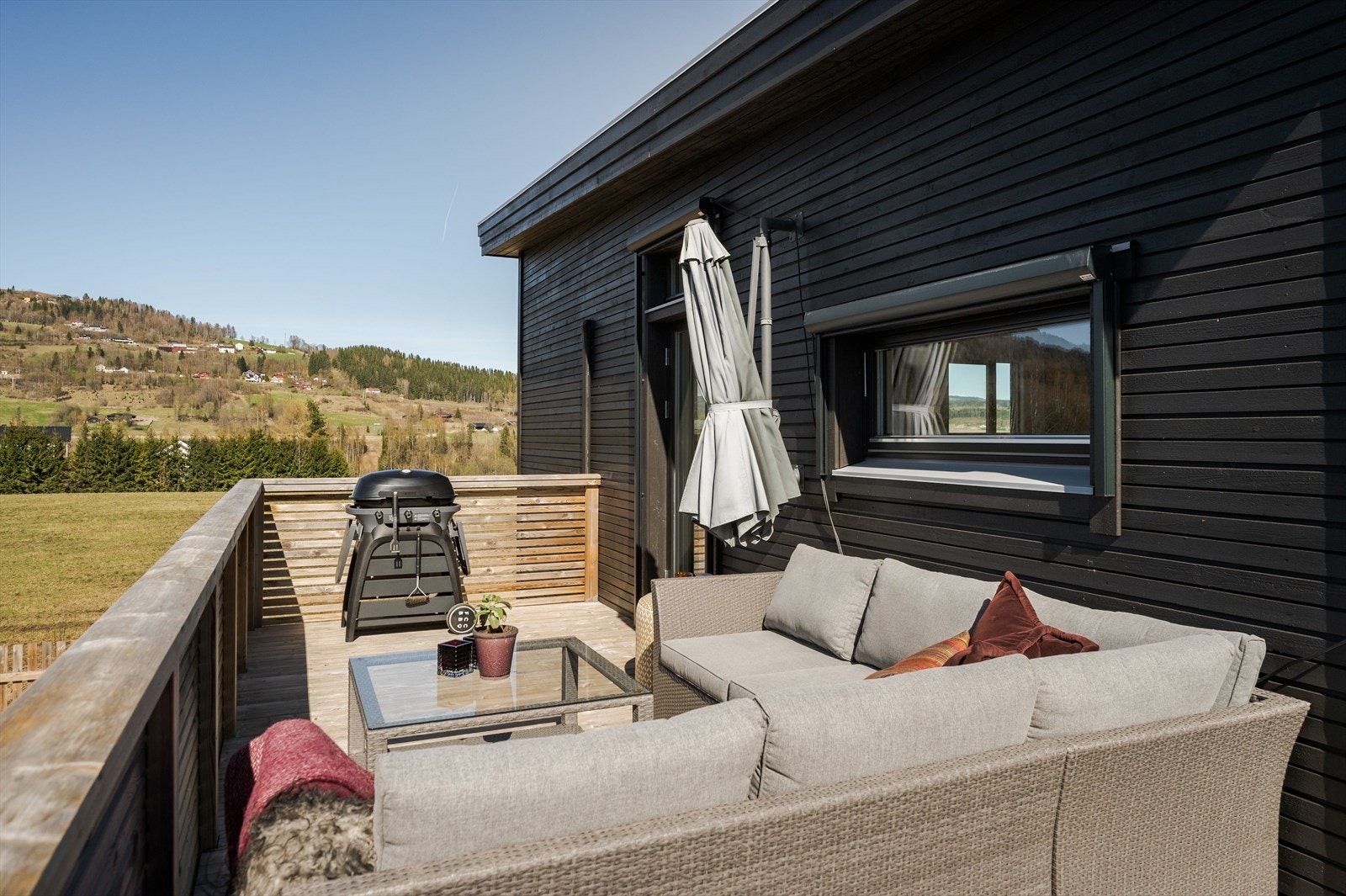 Her kan man nyte varme sommerdager. Galleribilde