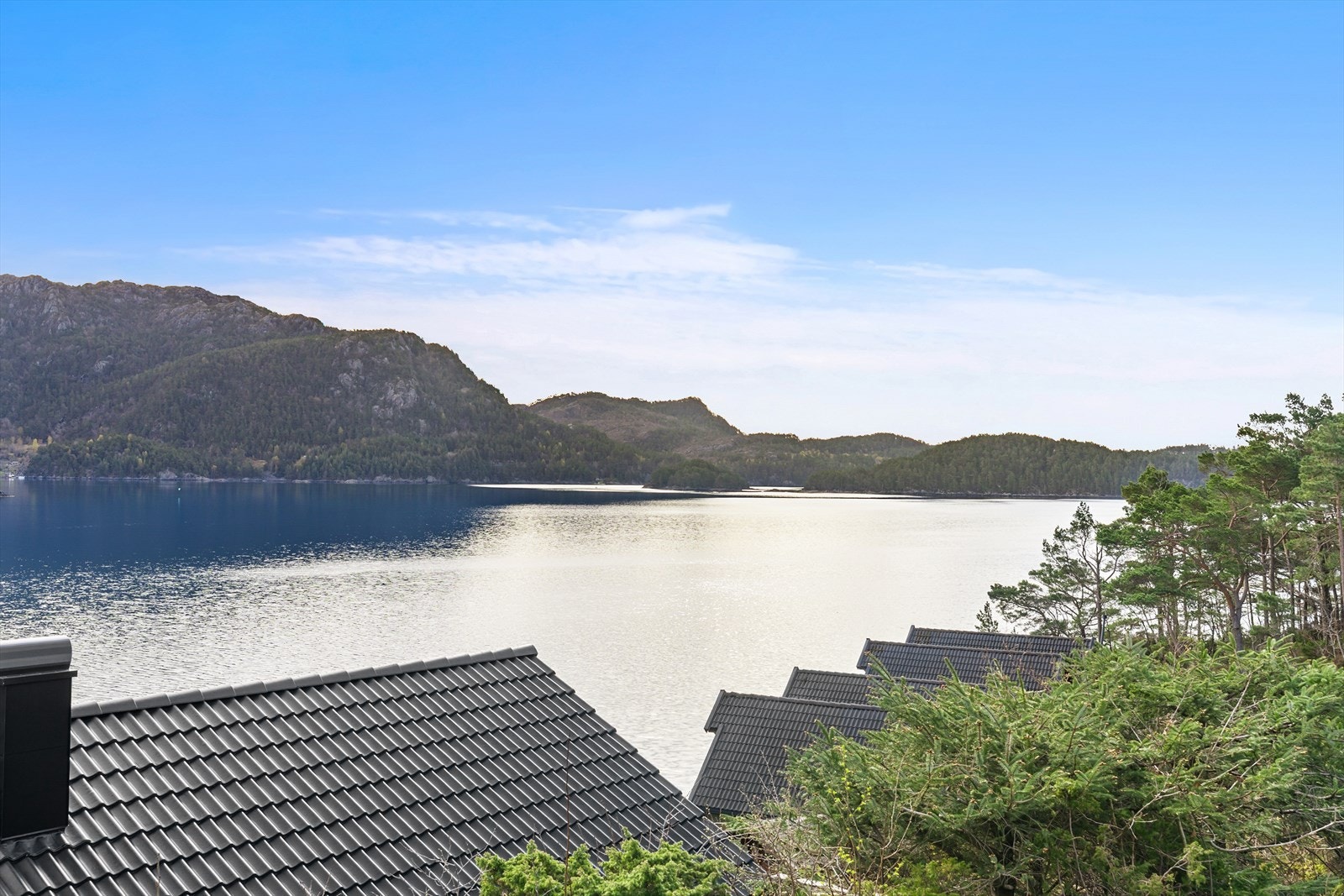 Utsikten fra eiendommen er upåklagelig. Galleribilde