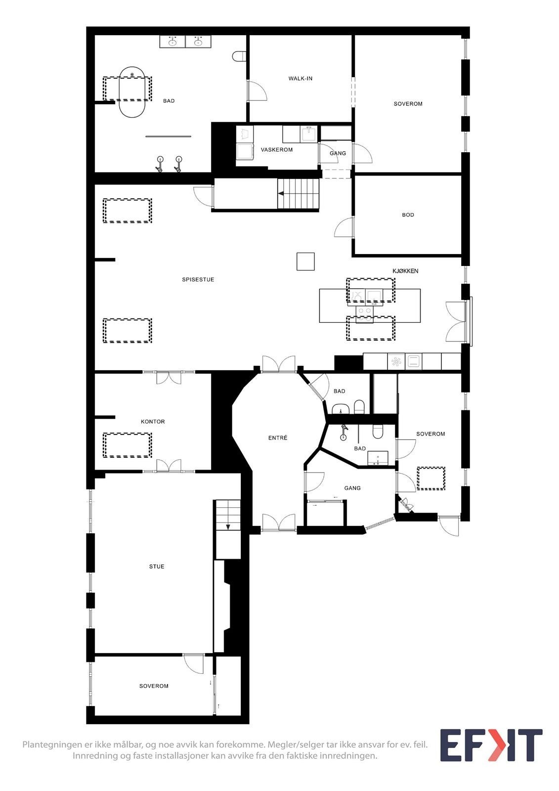 Plantegning Galleribilde
