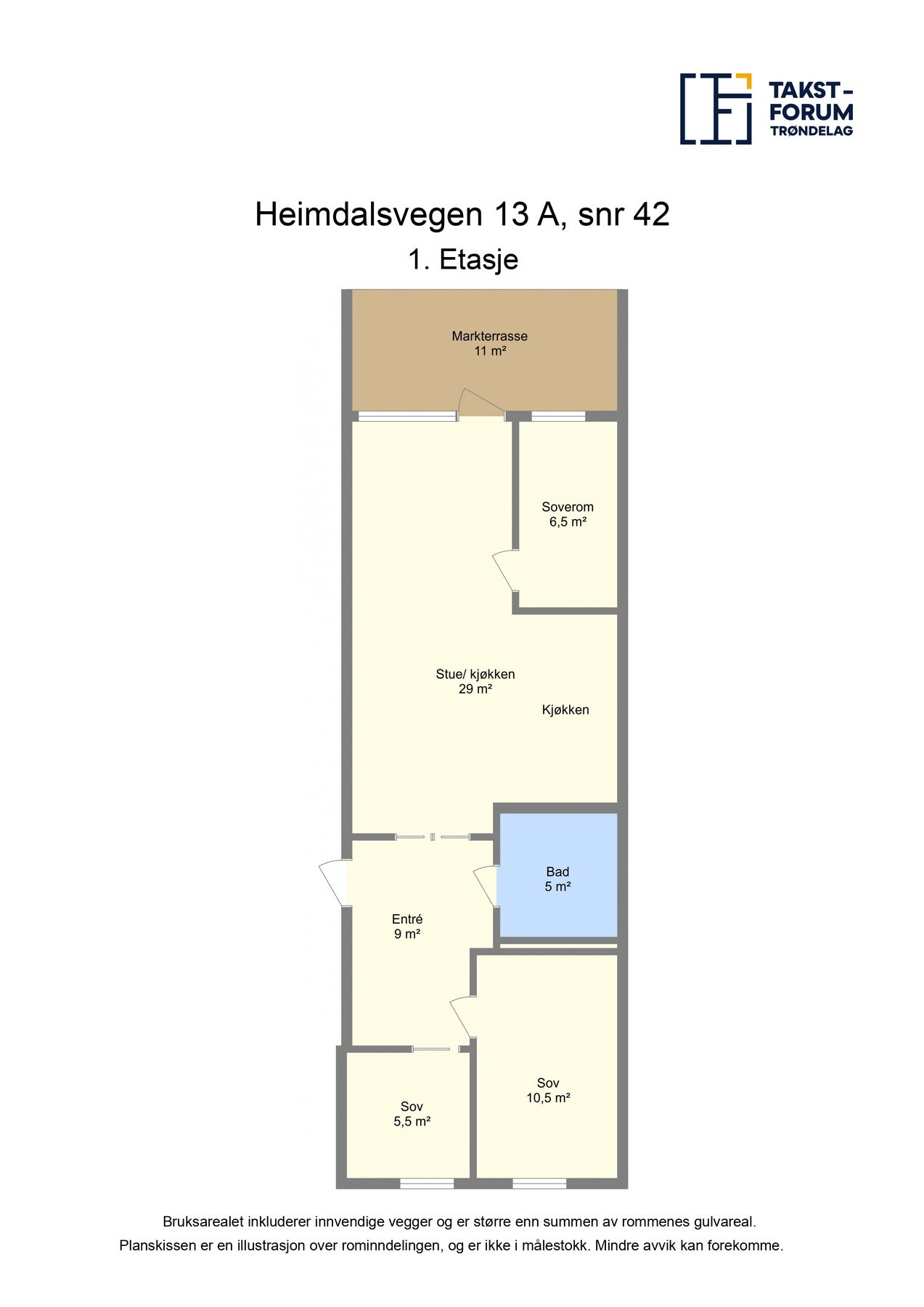 Plantegning 1.etasje Galleribilde