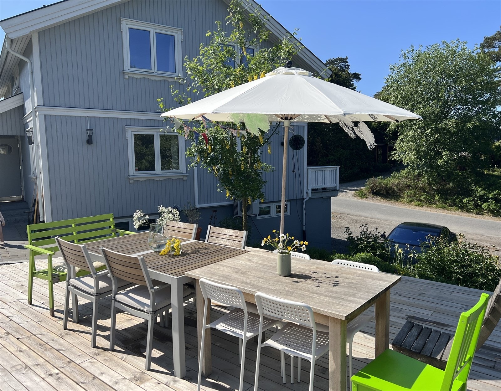 platting og parasoll 2 Galleribilde