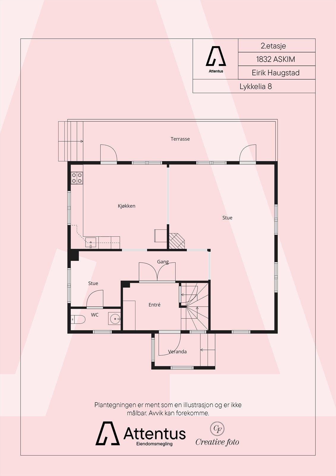 Plantegning Galleribilde