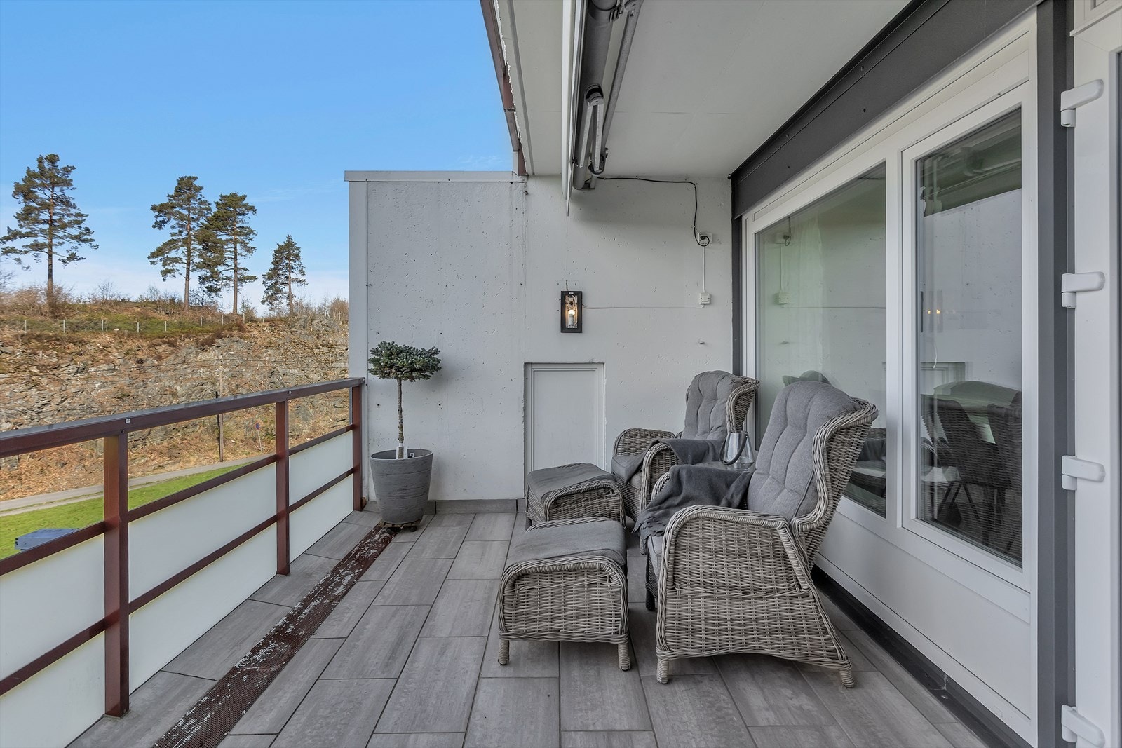 Lun fin terrasse Galleribilde