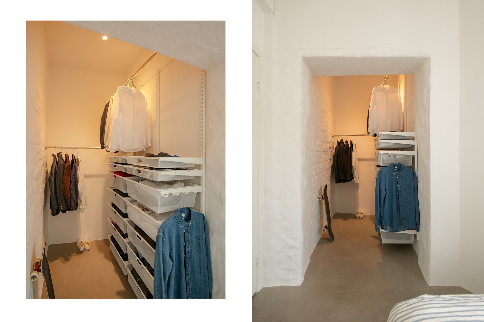 Soverom 2 har et praktisk karnapp som er perfekt egnet som en delvis walk-in closet. Galleribilde