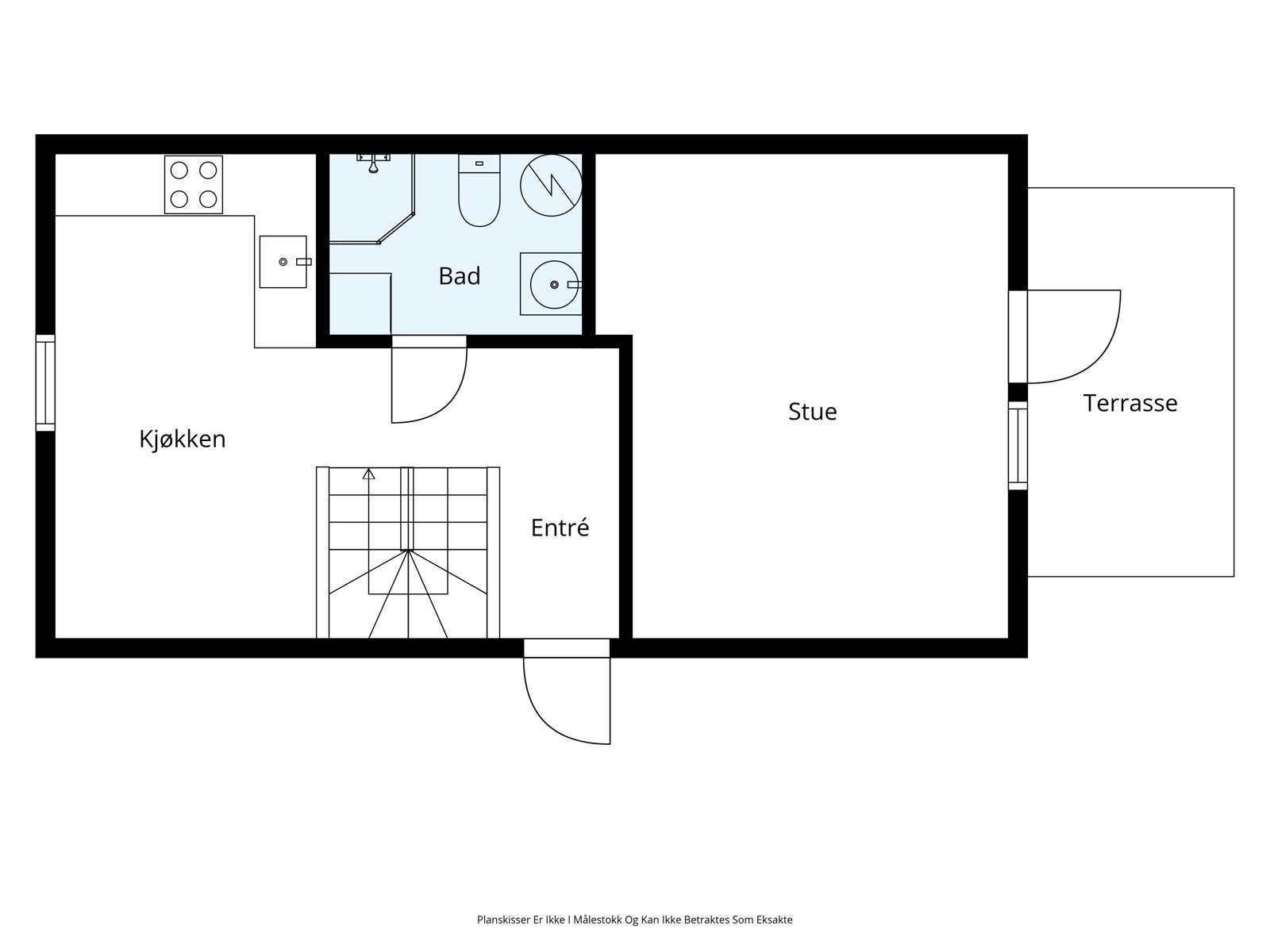 Plantegning 2 etg. Galleribilde