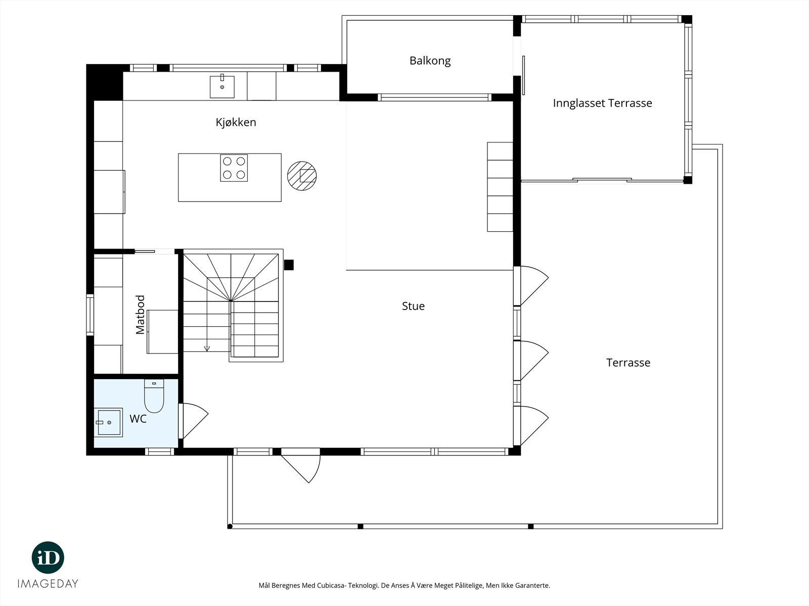 Plantegning 2. etasje Galleribilde