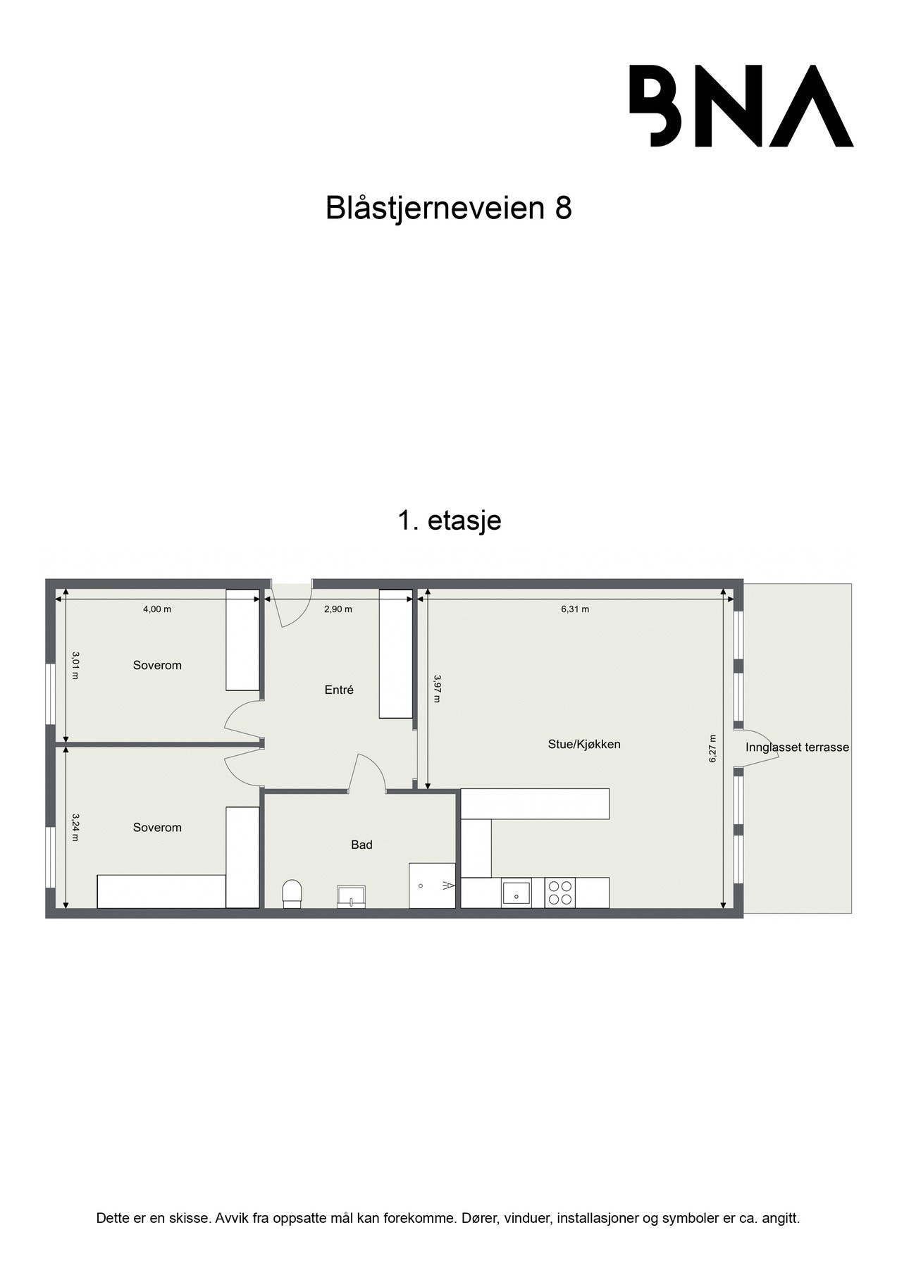 Plantegning. Galleribilde
