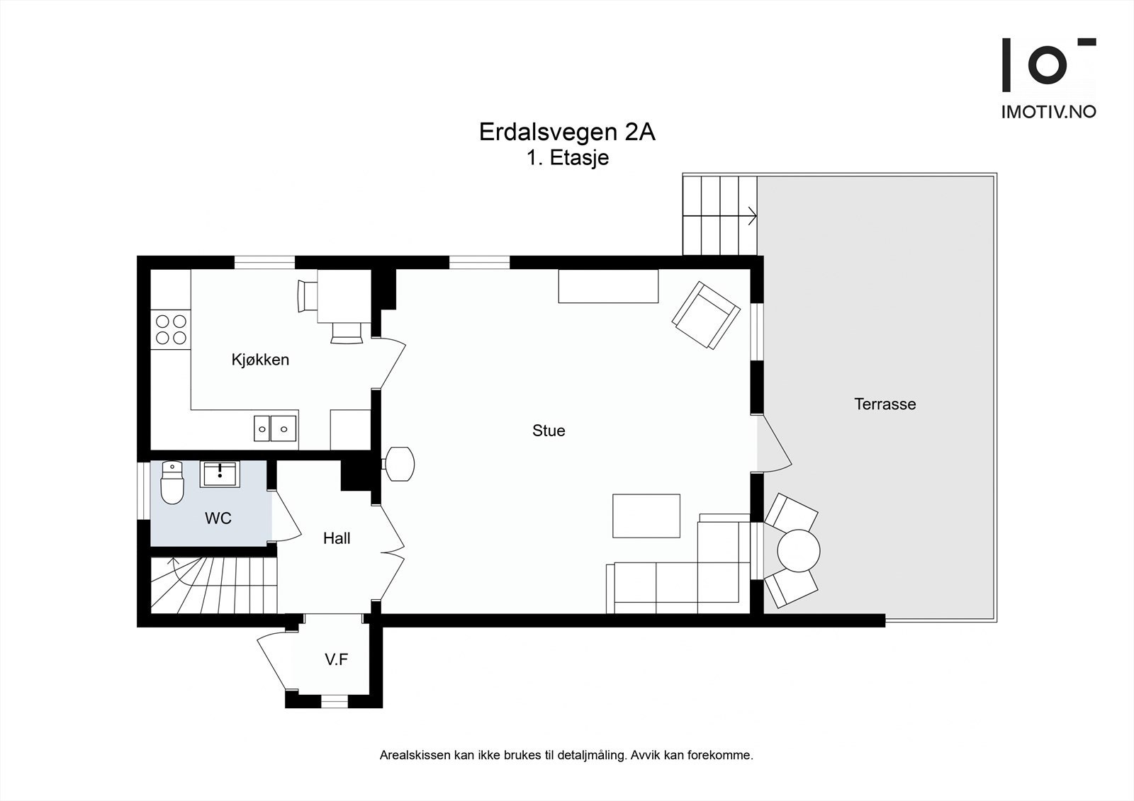 Plantegning 1. etasje Galleribilde