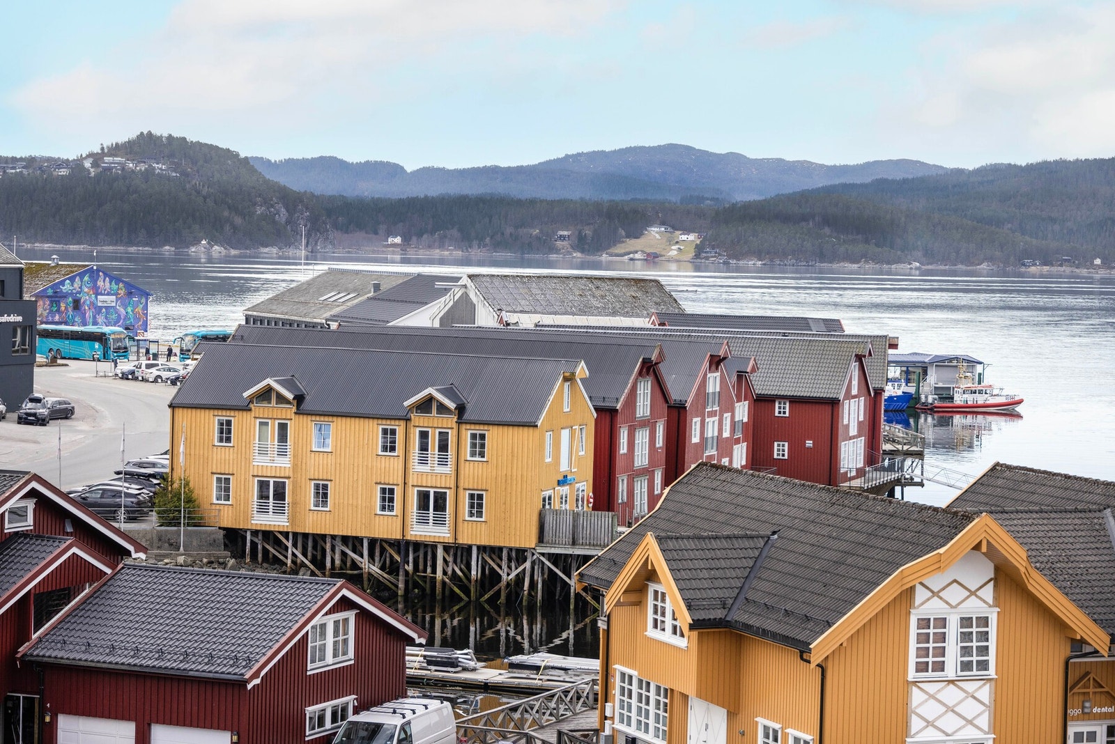 Havnerekka - et sentralt og maritimt område i Namsos Galleribilde