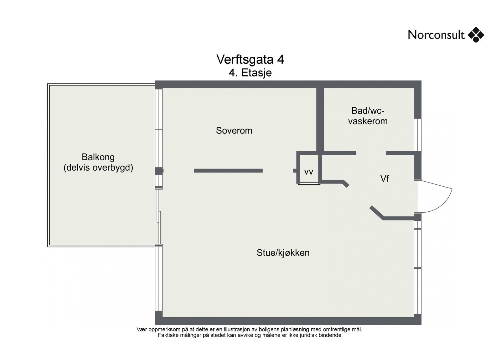 Planskisse - 4.etasje Galleribilde