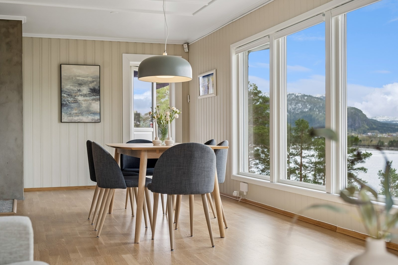 Spiseplass med utsikt Galleribilde