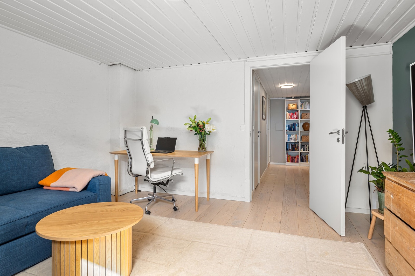 Det er lagt varmekabler i alle gulv i kjelleren Galleribilde