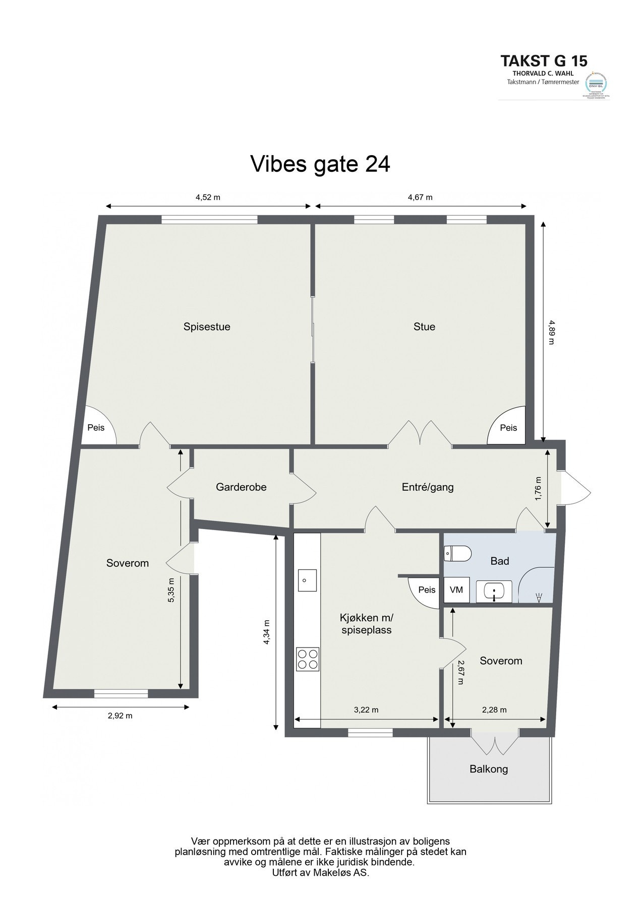 Plantegning Galleribilde