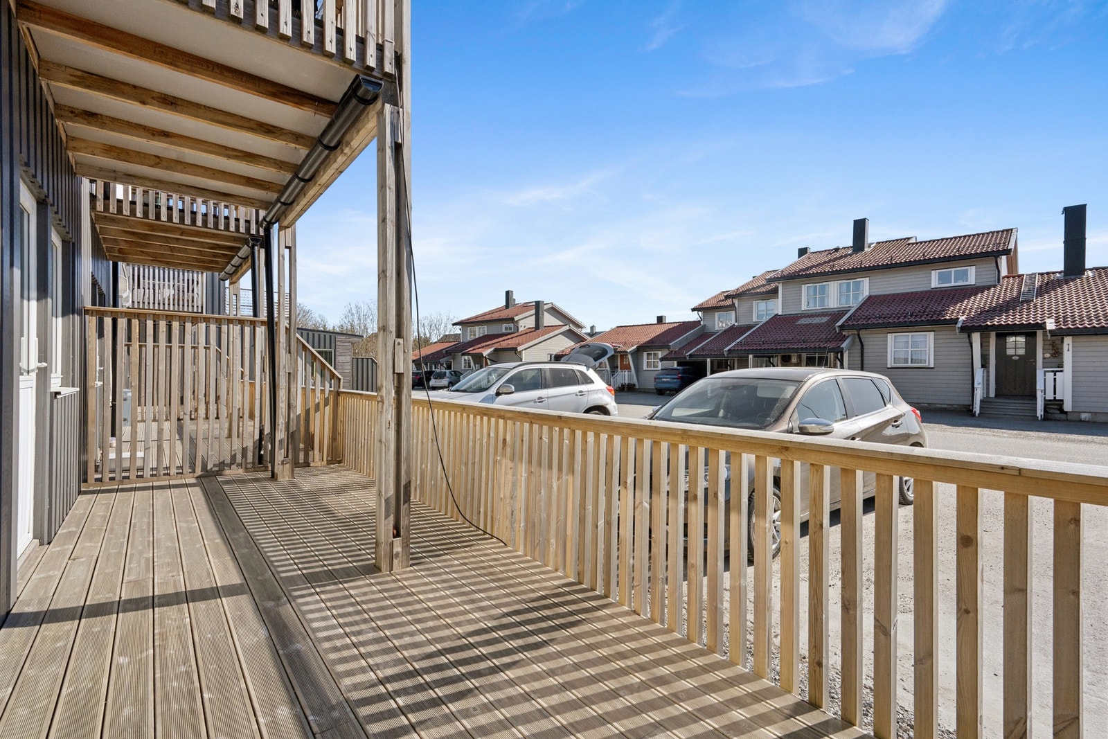 God plass til utemøbler og grill. Galleribilde