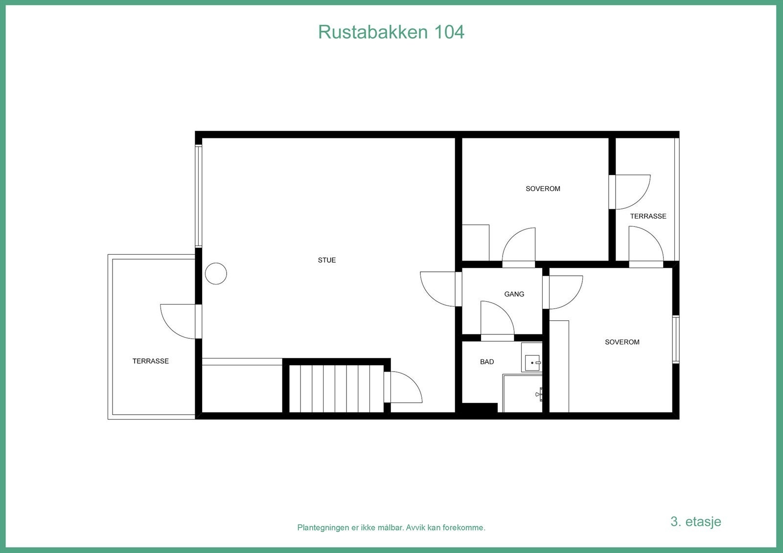 Plantegning for 2.etg Galleribilde