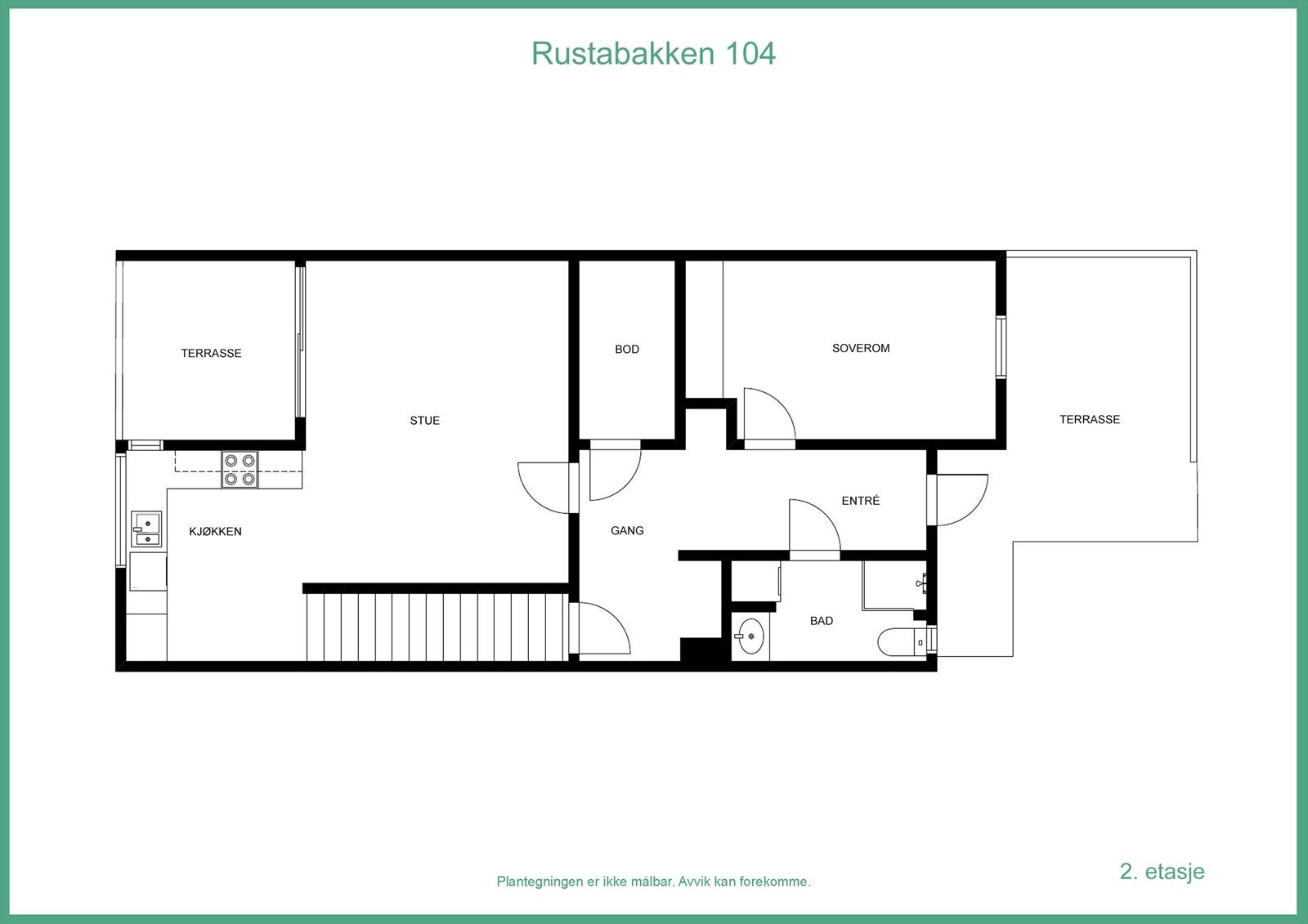 Plantegning for 1.etg Galleribilde