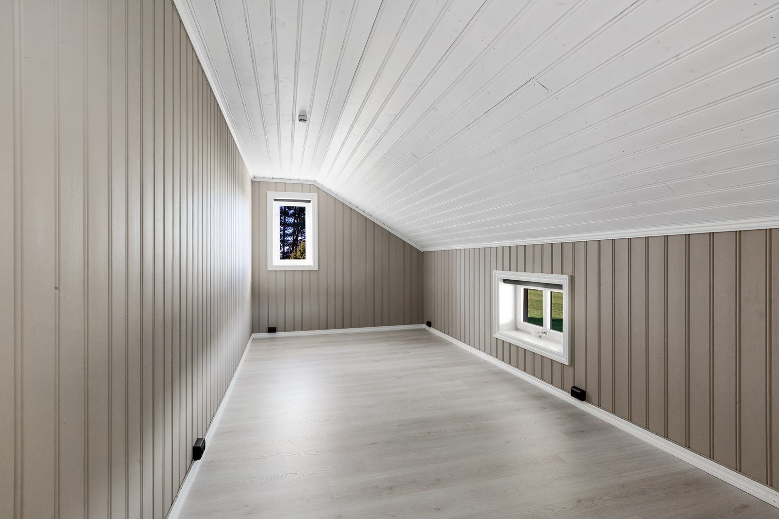 Det er i tillegg godt med lagringsplass i flere kott. Galleribilde