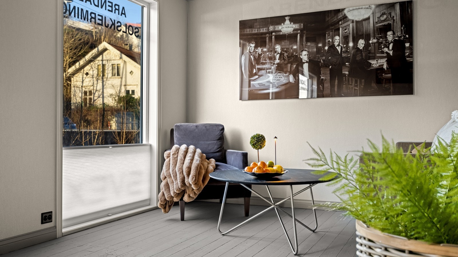 I forkant er det plass til innredning eller møblement Galleribilde