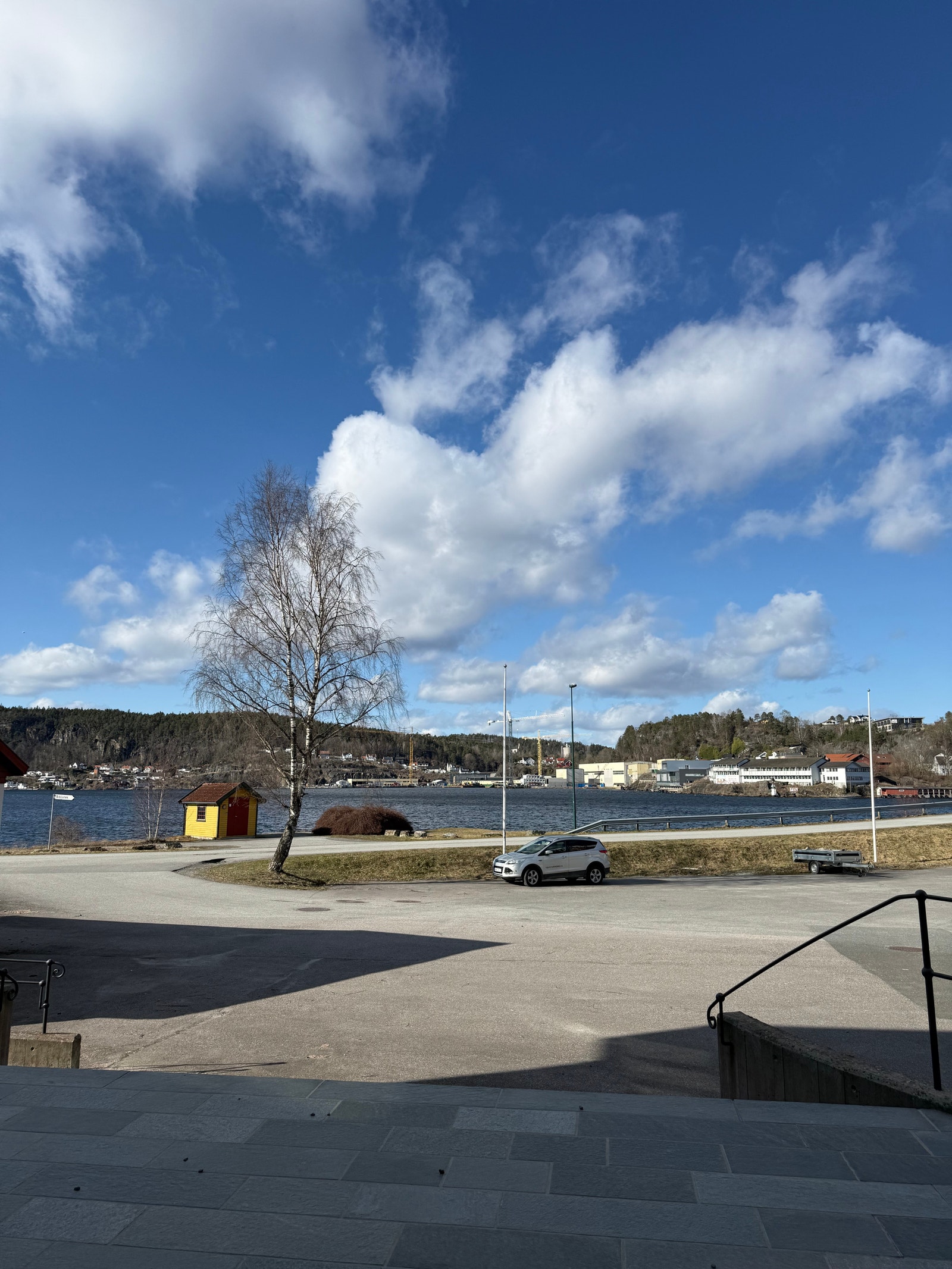 Utsikt fra trappa Galleribilde