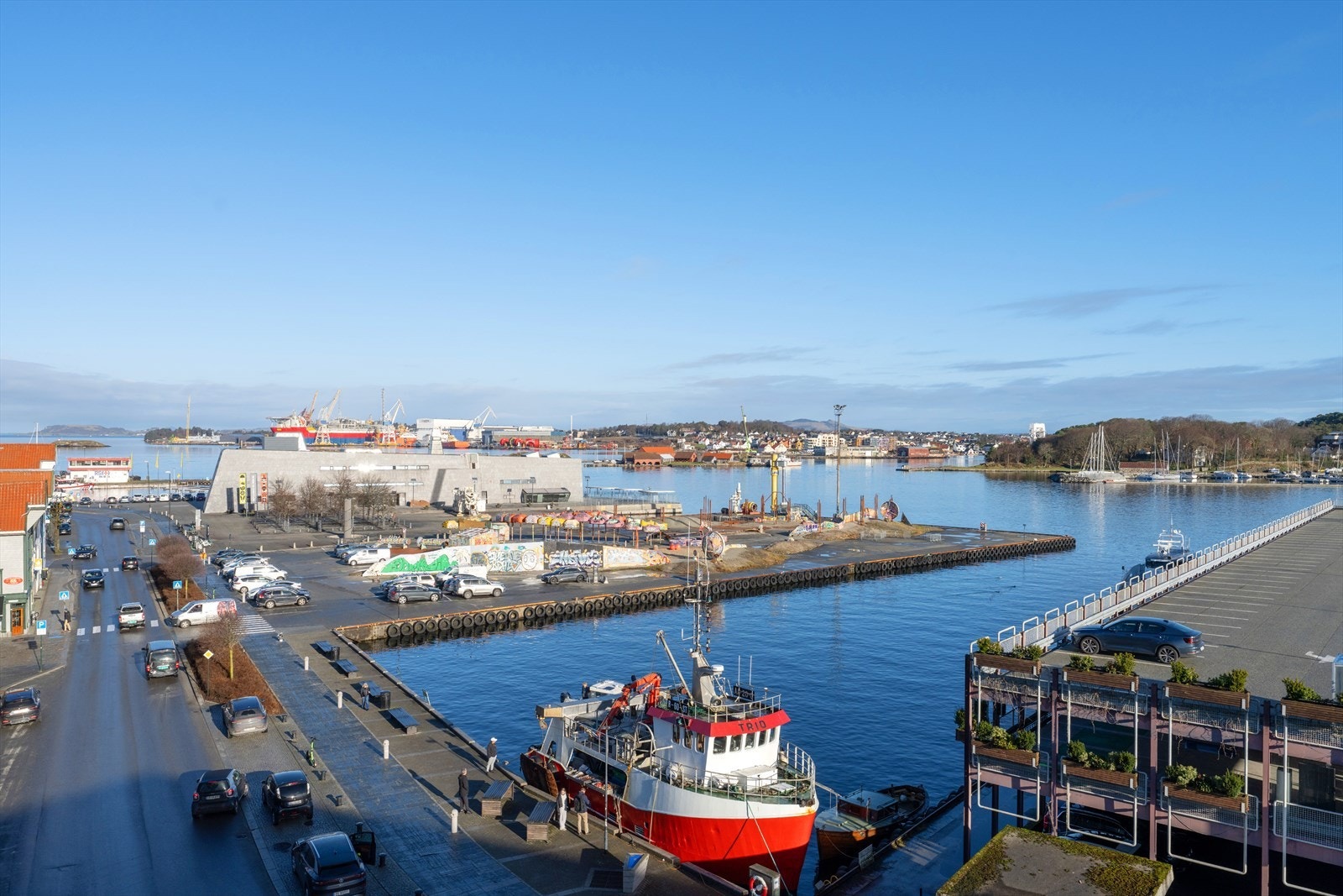 Flott utsikt fra lokalene Galleribilde