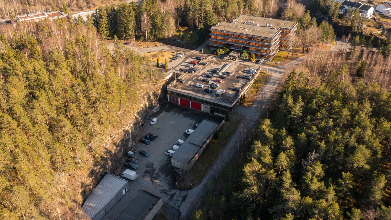 Dronebilde Galleribilde