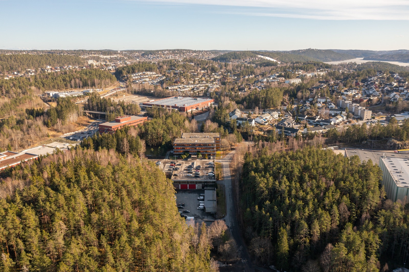 Dronebilde Galleribilde