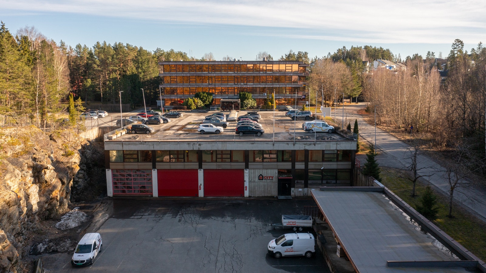 Dronebilde Galleribilde