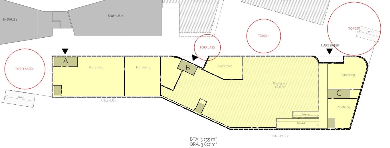 Nærsenter plan 1 Galleribilde