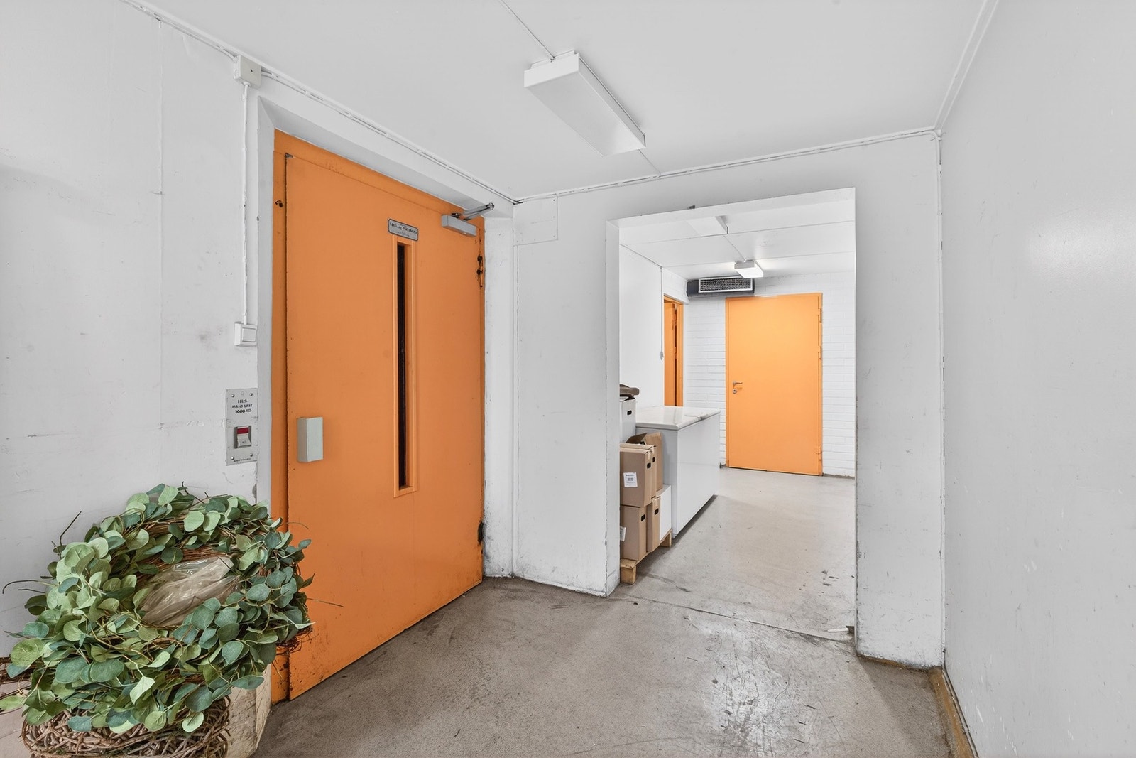 Kjekt med vareheis. Galleribilde