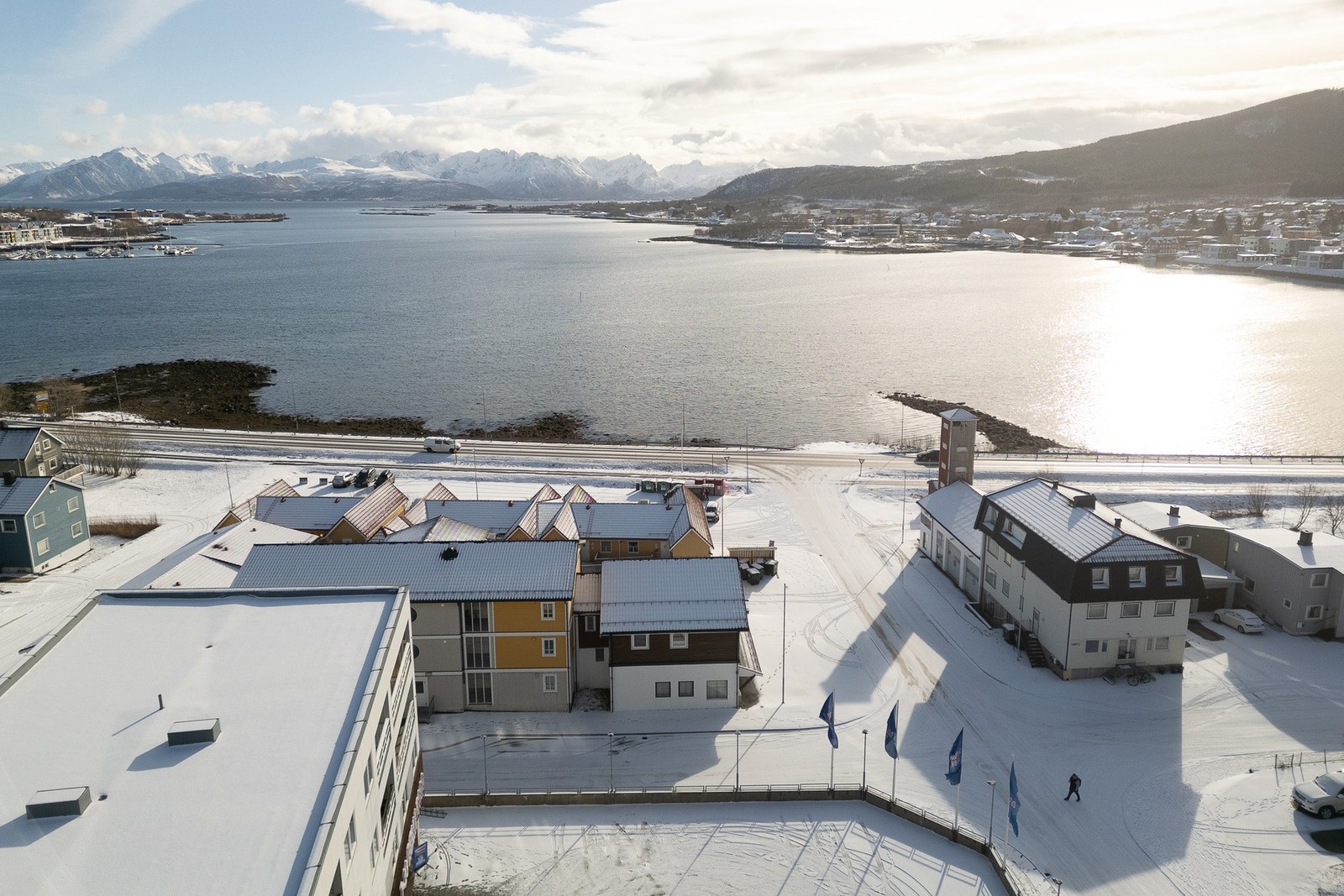 Lokalene har god synlighet og enkel adkomst og tilgjengelighet fra hovedvei Galleribilde