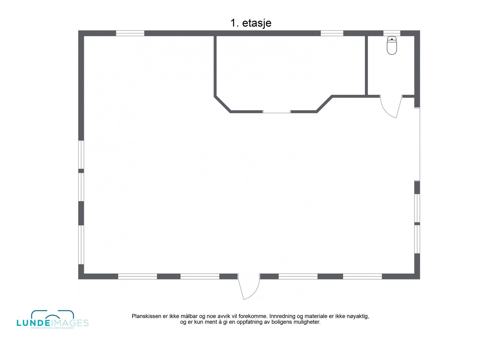 Plantegning næringslokale Galleribilde