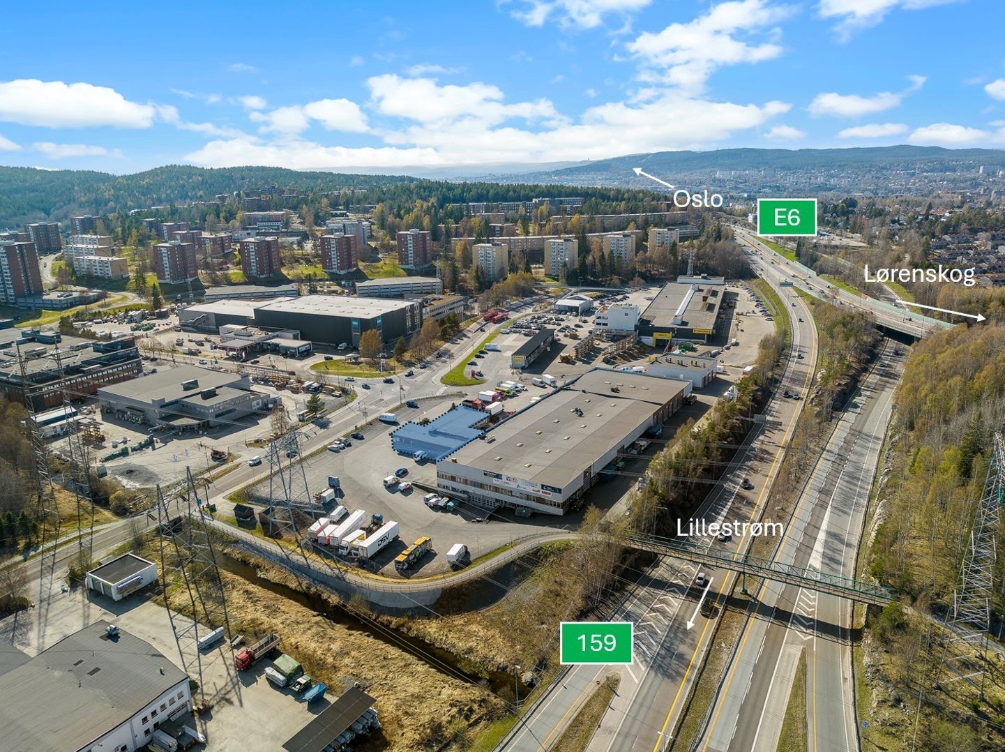 Sentral lokasjon tett på E6 og RV159 Galleribilde