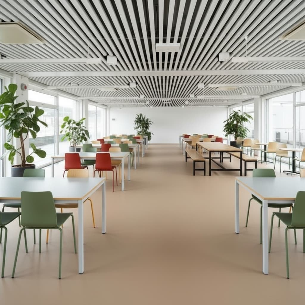 Illustrajonsbilde av kantinen i 4 etasje Galleribilde