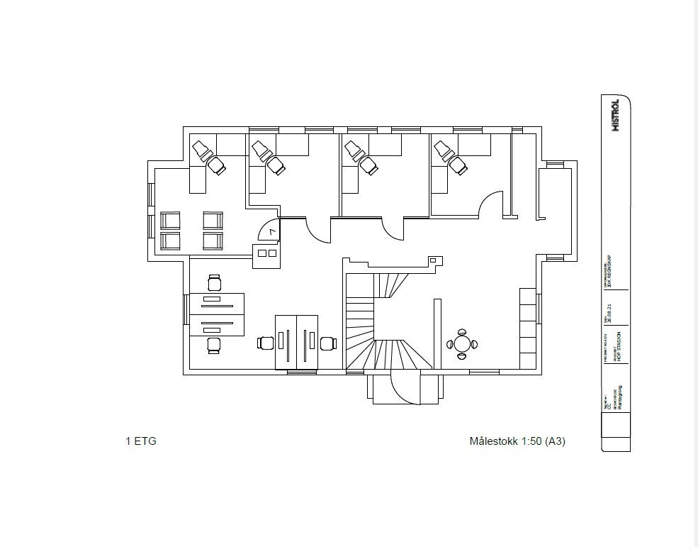 1.etg. Dagens situasjon kan avvike fra godkjente tegninger og offentlige planer.
