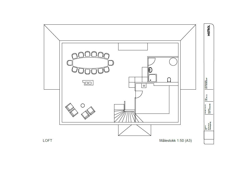 Loft. Dagens situasjon kan avvike fra godkjente tegninger og offentlige planer.