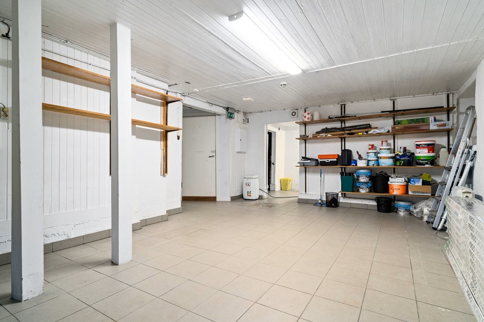 Kjeller-planet er benyttet til lager/arkiver