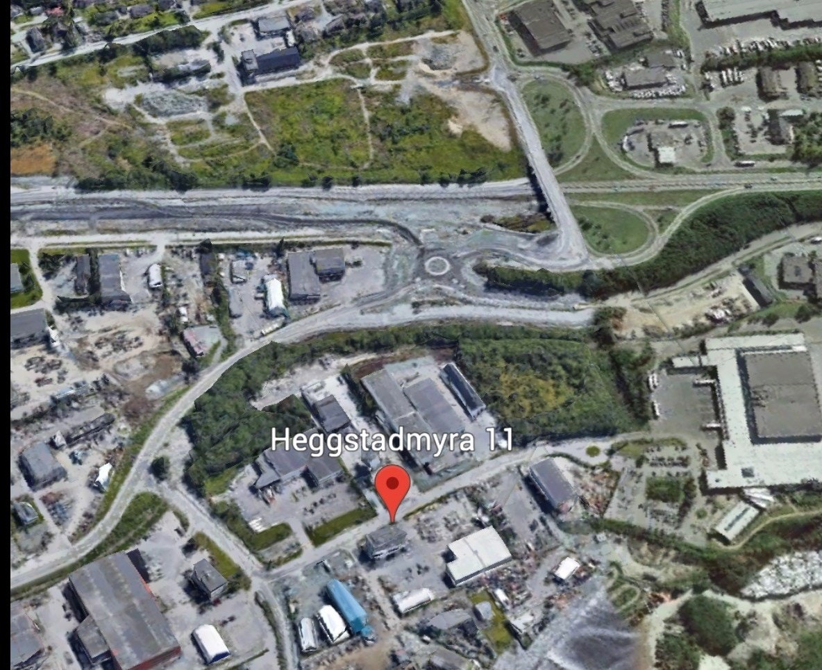 Kart som viser nærhet til E6 Galleribilde