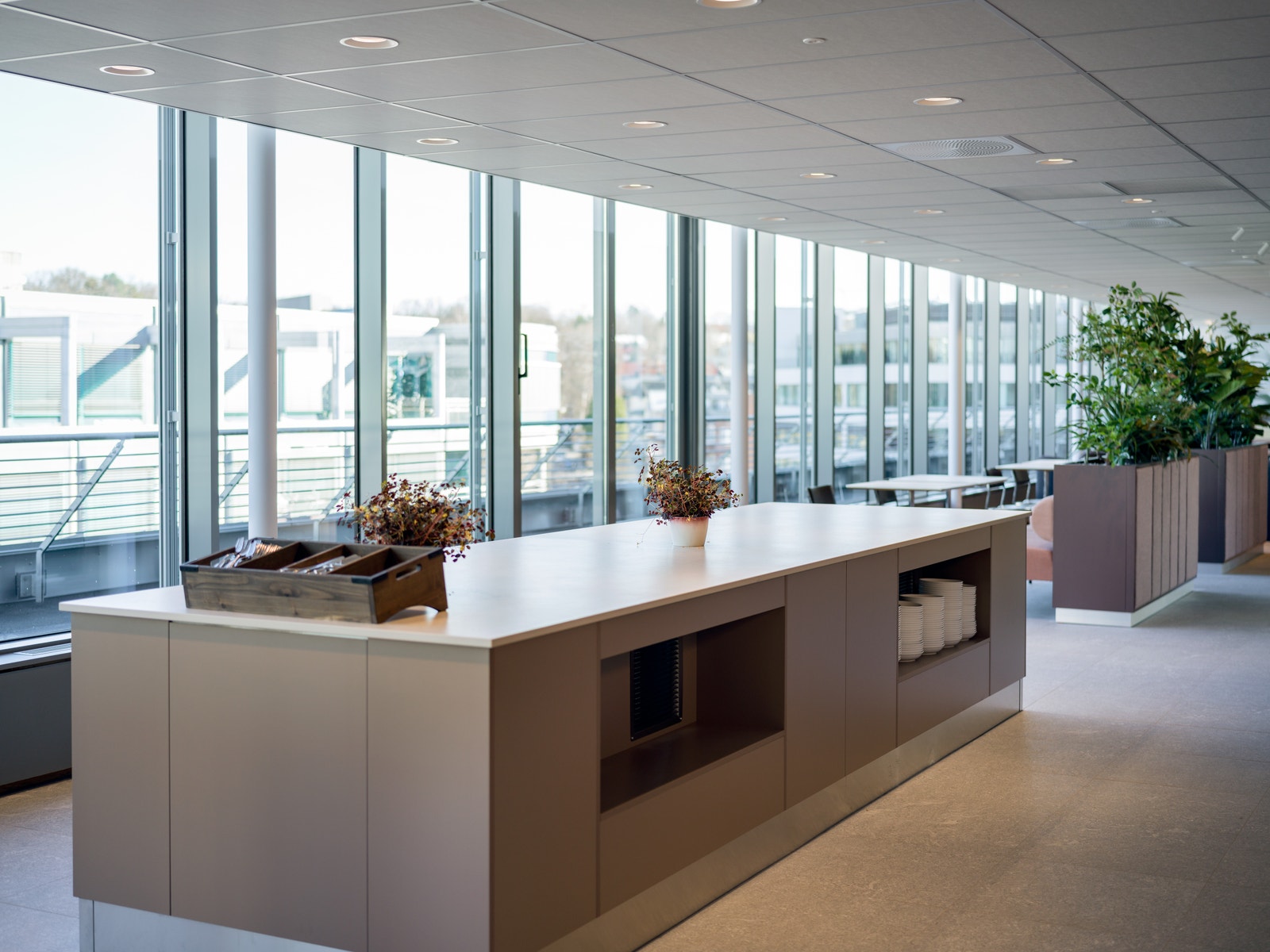 Stor personalrestaurant Galleribilde