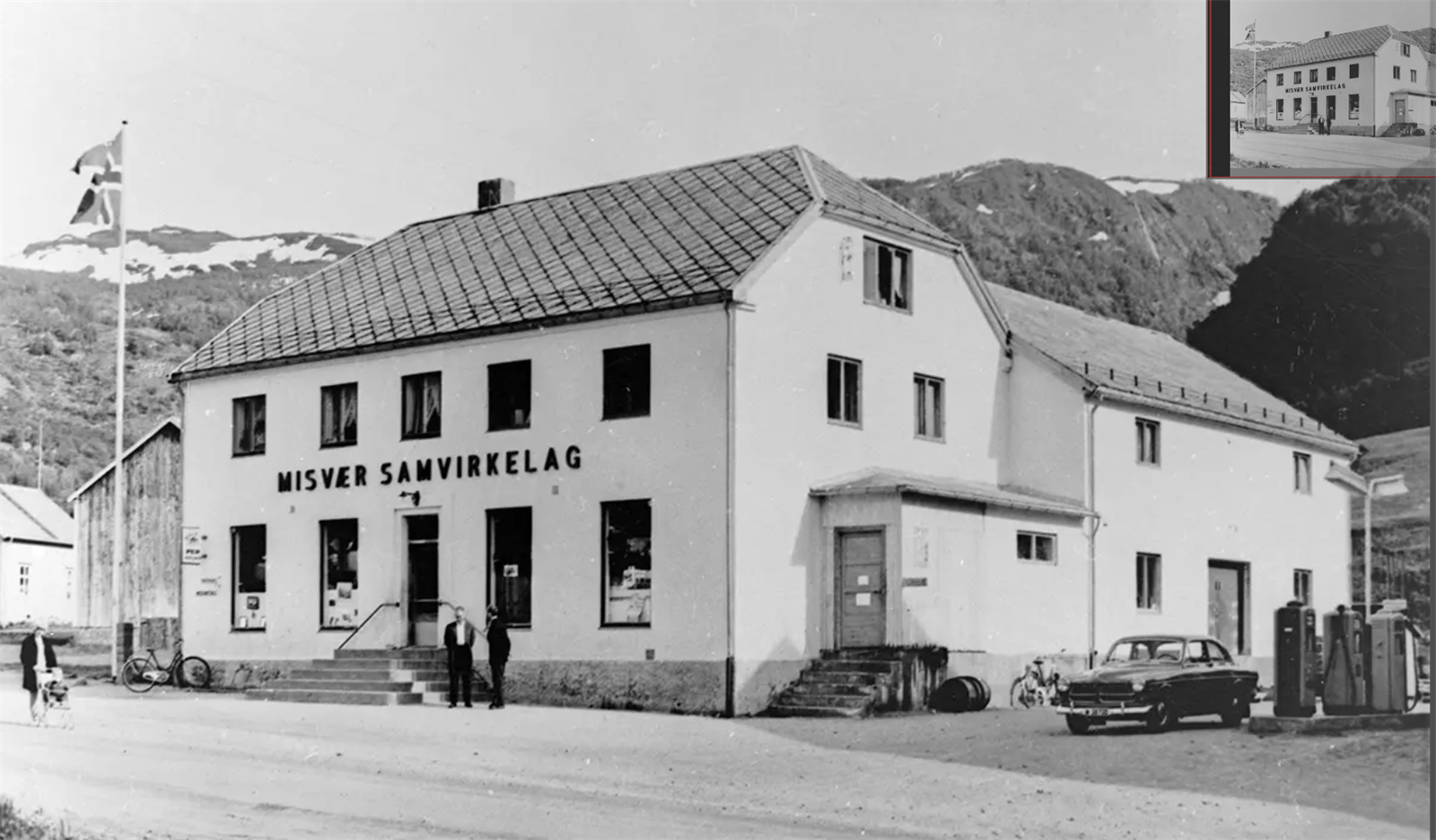 Slik så bygget ut for litt siden. Galleribilde