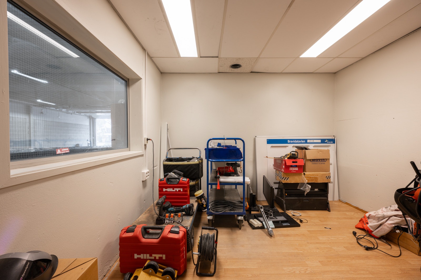 Kontor i tilknytning til lageret Galleribilde