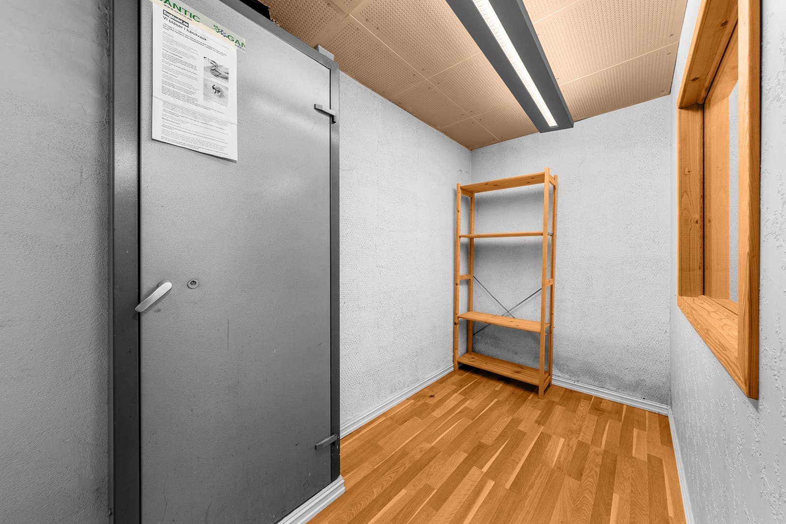 Rommene har enkel standard og er tilpasset praktisk bruk. Galleribilde