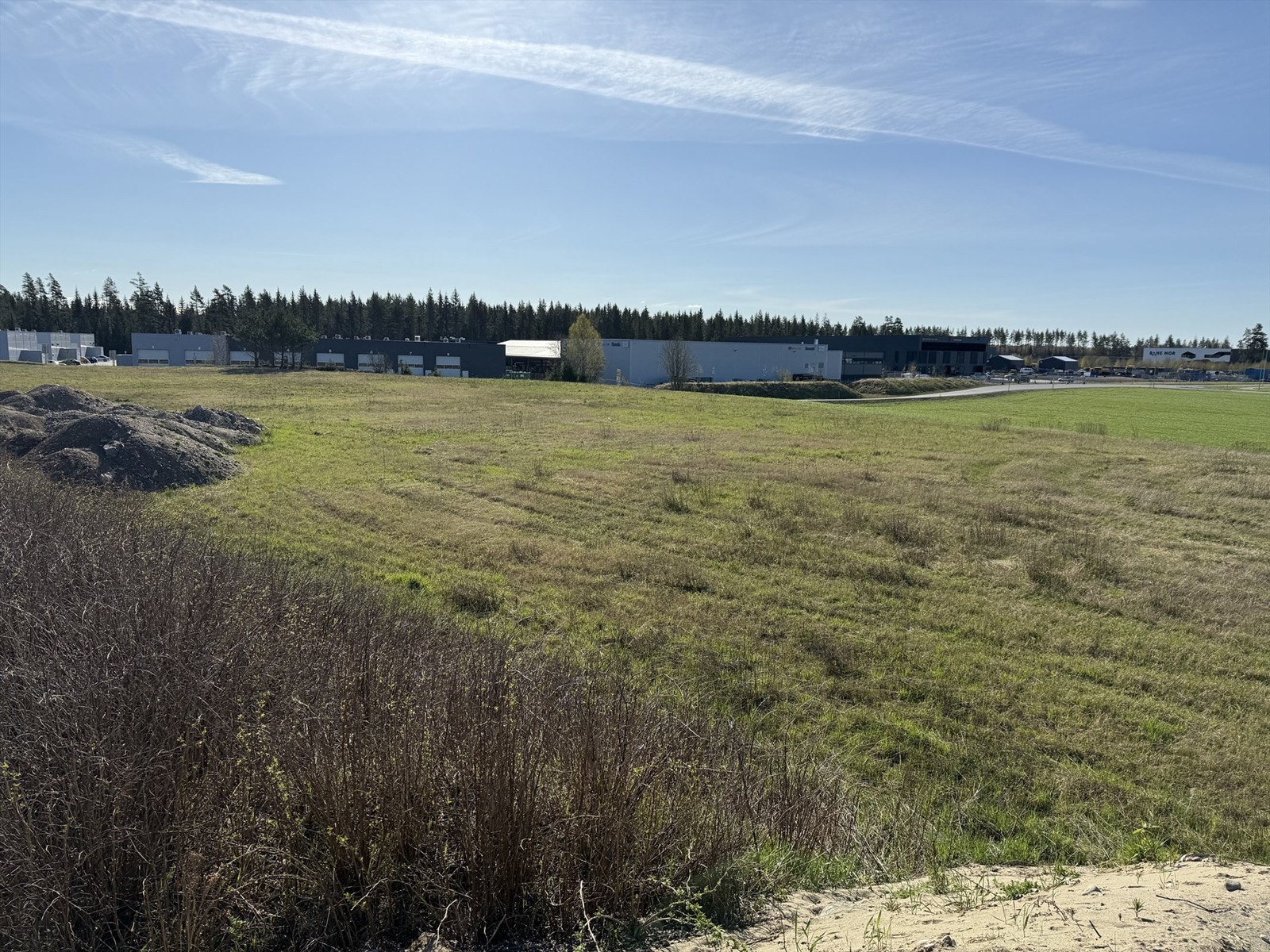 Del av tomten som ikke kan bebygges. Galleribilde