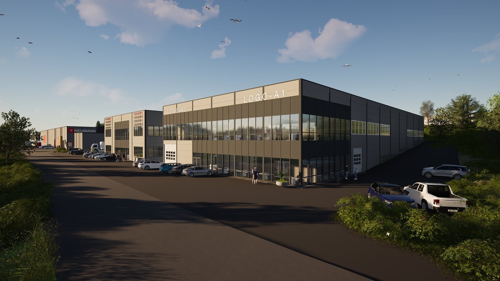 Nabo Stansefabrikken og Neumann bygg Galleribilde