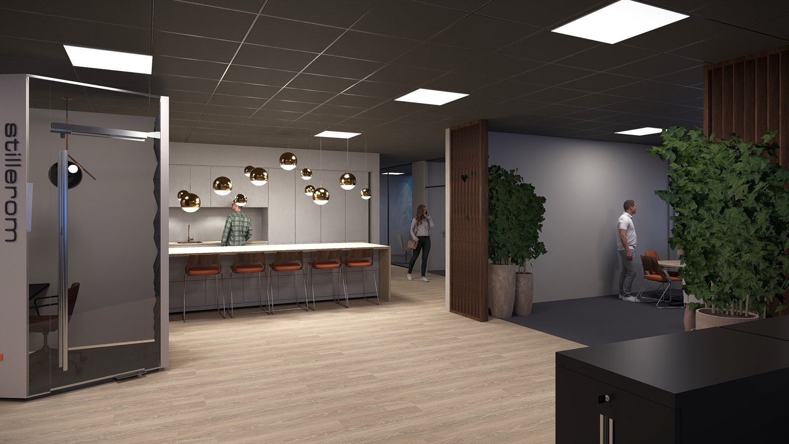 Mulighetsstudie kontorer 2 etasje Galleribilde